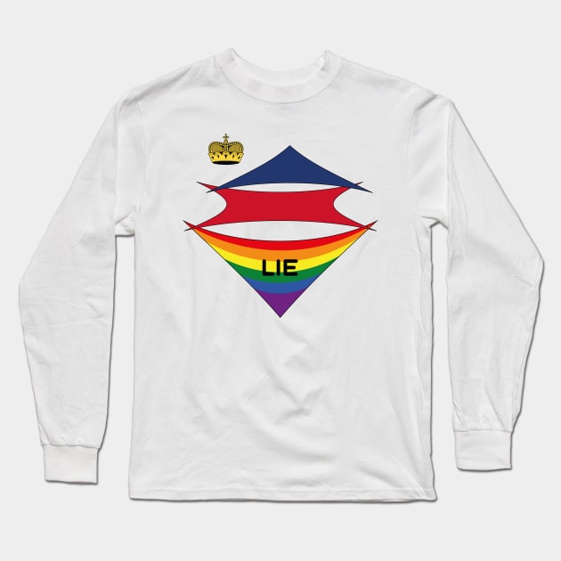 Liechtenstein  pride flag Long Sleeve T-Shirt by Pride_Art